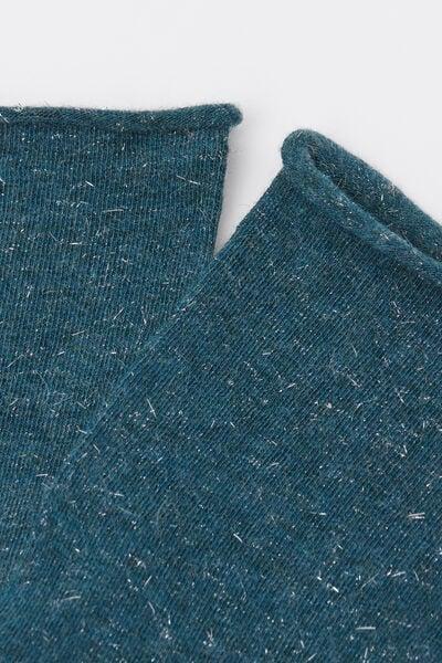 Blue Comfort Cashmere Socks, 5501_470D, large image number 1