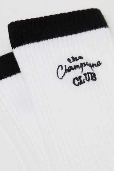 White Sunday Club Socks, 5501_417D, large image number 2