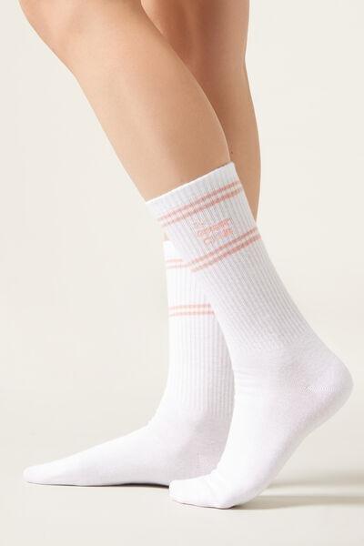 White Sunday Club Socks, 5501_418D, large image number 0