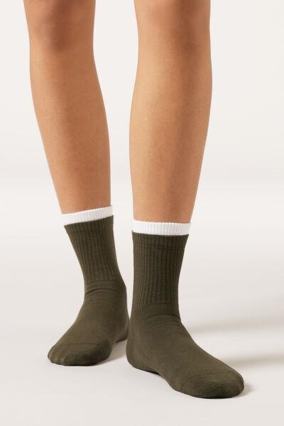 Green Sport Fitness Socks, 5501_466D, large image number 1