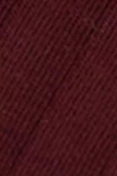 Burgundy Ribbed Mid-Calf Socks, 5501_174D, large image number 3