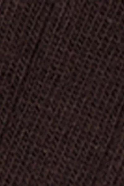 Brown Ribbed Mid-Calf Socks, 5501_283D, large image number 2
