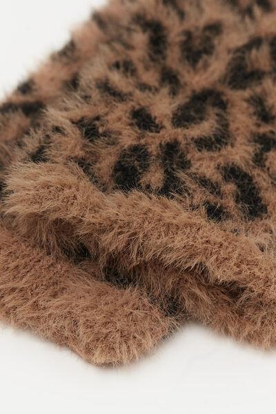 Brown Cashmere Arm Warmers, 5501_545D, medium