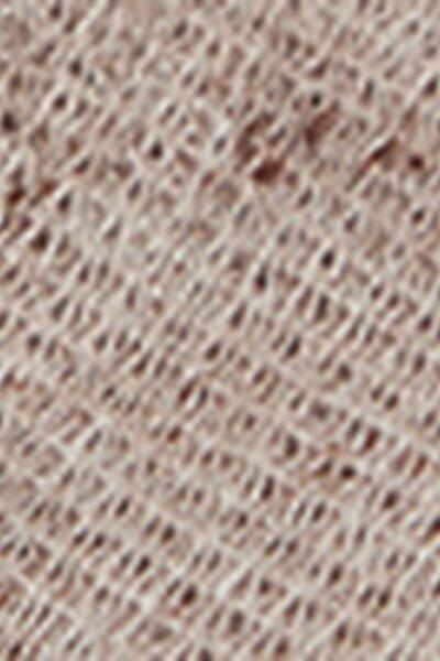 Beige Wide Edge Cashmere Socks, 5501_201D, large image number 3