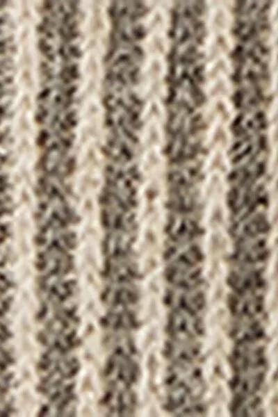 Grey Glitter Detail Cashmere Socks, 5501_506D, large image number 3