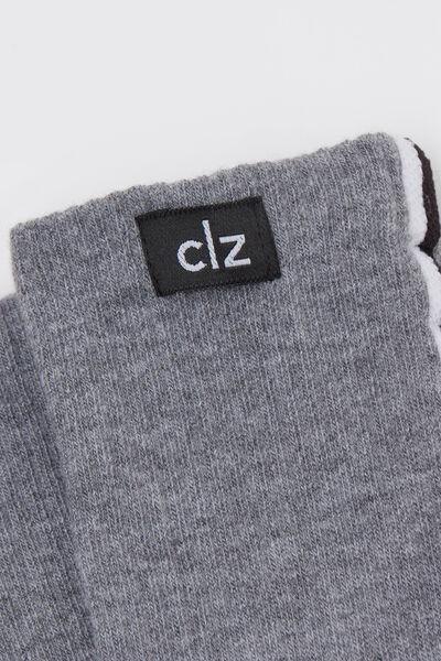 Grey Trekking Short Cotton Socks, 5501_259D, large image number 1