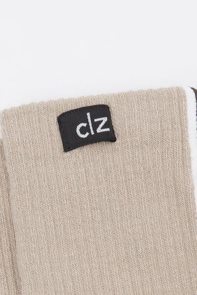 Beige Trekking Short Cotton Socks, 5501_291D, large image number 1