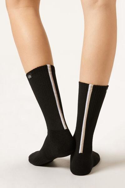 Black Trekking Short Cotton Socks, 5501_460D, large image number 0
