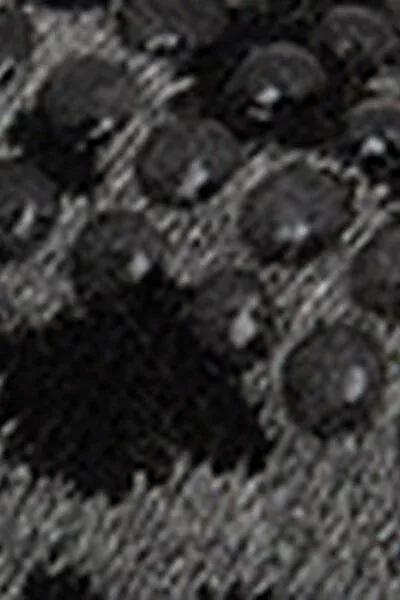 Grey Animal Print Non-Slip Cotton Pilates Socks, 5501_672D, large image number 4