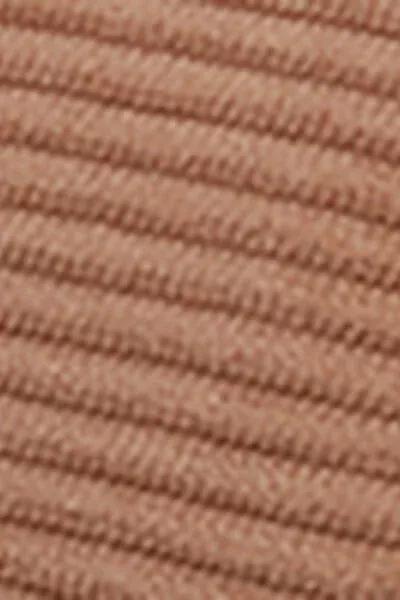 Beige Puffy Soft Indoor Slippers, 5501_543D, large image number 5