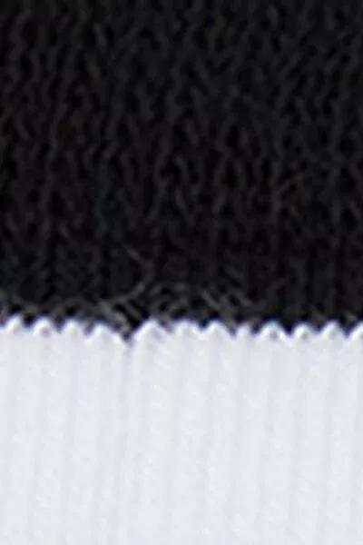 Black Striped Cotton Socks, 5501_460D, large image number 3