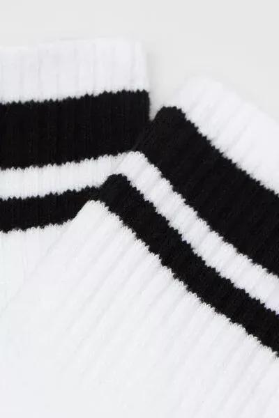 White Sport Cotton Socks, 5501_9197, large image number 1