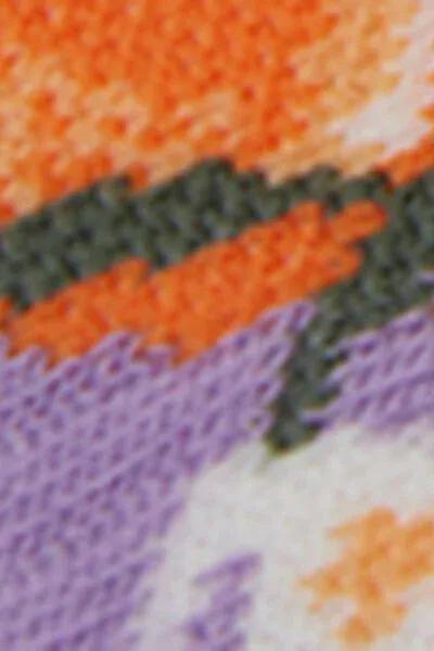 Lilac Food-Patterned Cotton Socks, 5501_661D, large image number 4