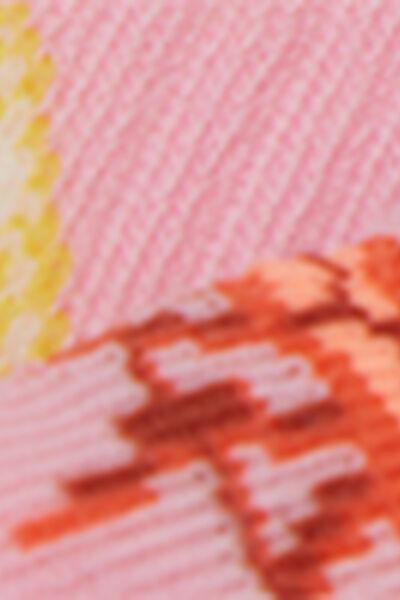 Pink Food-Patterned Cotton Socks, 5501_662D, large image number 4
