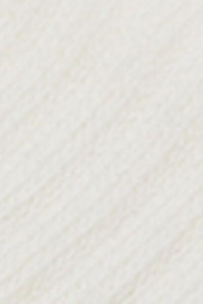 White Embroidered Cotton Socks, 5501_664D, large image number 3