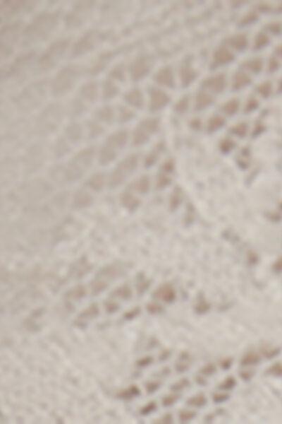 Beige Invisible Lace Socks, 5501_646D, large image number 3