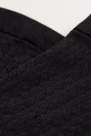 Calzedonia - Black Vertical Argyle Patterned Eco Ankle Socks