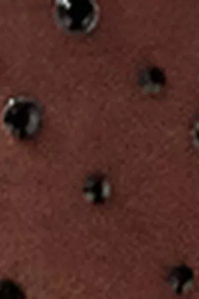 Black Sheer Short Socks With Diamante, 5501_5311, large image number 4