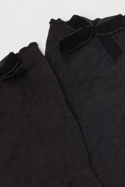 Black Lace Socks, 5501_5416, large image number 2