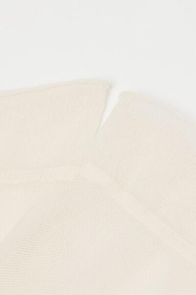 White Sheer Glitter Socks, 5501_5457, large image number 1