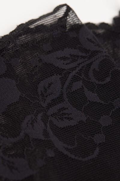 Black Lace Socks, , large image number 2