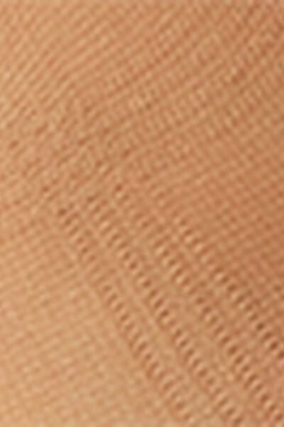 50 Denier Short Fishnet Socks, Beige, 5501_5474, large image number 3