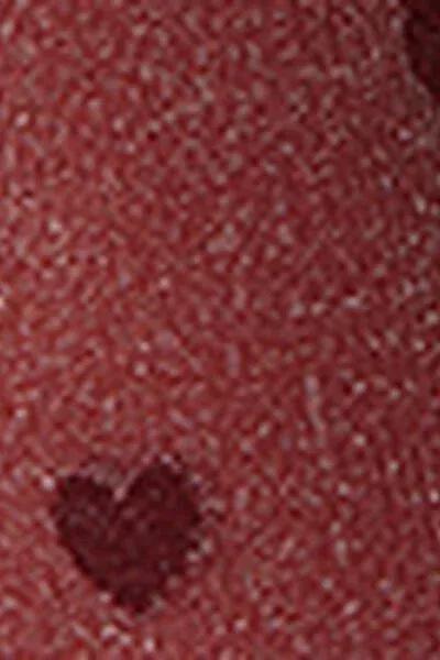 20 Denier Sheer Glitter Detail Long Socks, Grey, 5501_5542, large image number 4