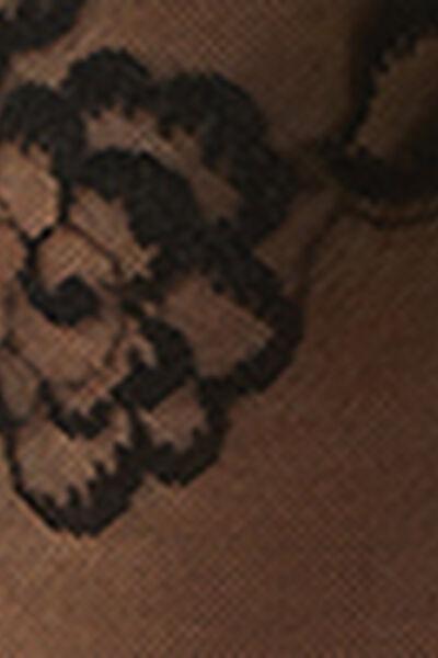 Black Tulle And Lace Socks, 5501_078F, medium