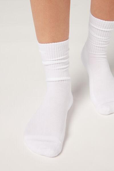 White Sport Socks, Women, , large image number 0