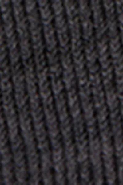 CHARCOAL GREY Wool and cotton long socks, Charcoal Grey Blend, medium