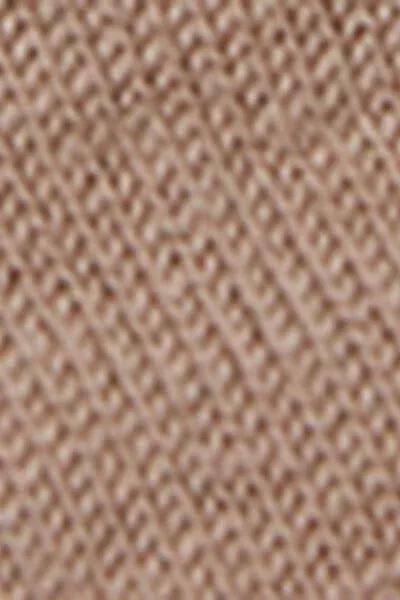 Beige Wool And Cotton Long Socks, 5501_9124, large image number 2
