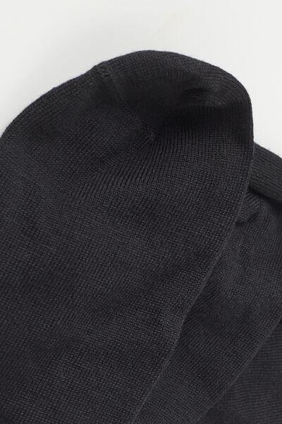 Black Soft Long Socks, 5501_019, large image number 2