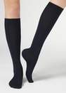 Calzedonia - Blue Long Socks With Cashmere, Women