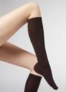 Calzedonia - Brown Long Socks With Cashmere, Women