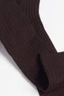 Calzedonia - Brown Ribbed Long Socks With Cashmere, Women