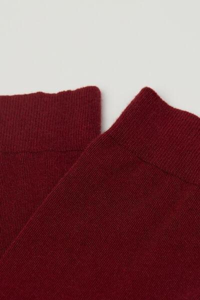 Red Cashmere Long Socks, , large image number 2