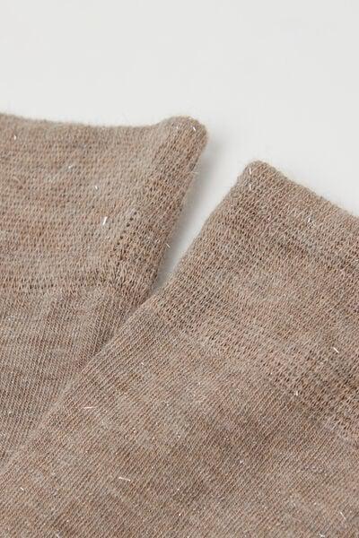 NATURALE TORTORA CASHMERE Glitter Long Socks with Cashmere, 5501_180D, large image number 1