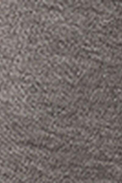 GREY Long Satin Cotton Socks, Grey Blend, large image number 5