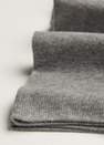 Calzedonia - Grey Blend Long Satin Cotton Socks - One-Size