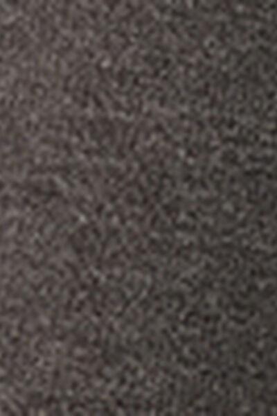 GREY BLEND Long Satin Cotton Socks, Mid-grey Blend, large image number 5