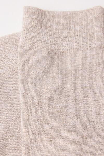 White Cashmere Glitter Long Socks, , large image number 1