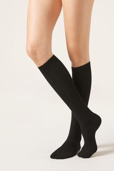 Black Long Socks, 5501_203D, large image number 1