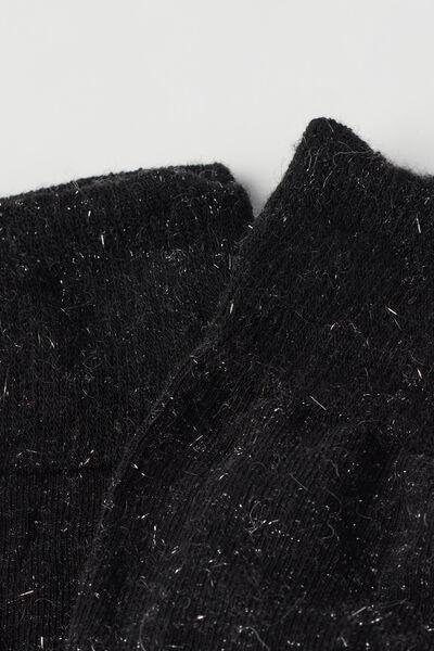 Calzedonia - Black Cashmere Glitter Over-The-Knee Socks
