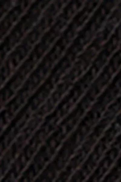 NERO Ribbed Long Socks, Black, large image number 2