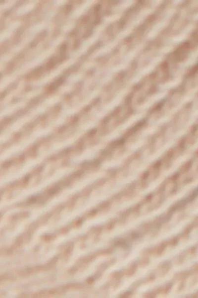 BEIGE Ribbed Long Socks, 5501_172D, large image number 2