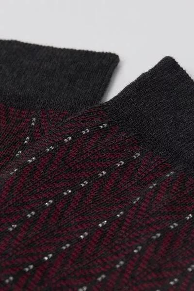 Grey Long Cotton Socks, 5501_711, large image number 1