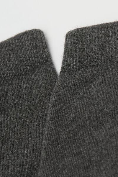 Grey Long Socks With Cashmere, 5501_181D, large image number 2