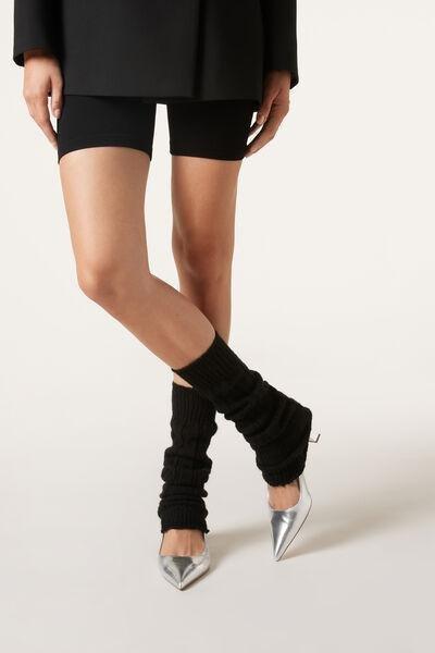 Black Soft Leg Warmers, 5501_222D, large image number 0