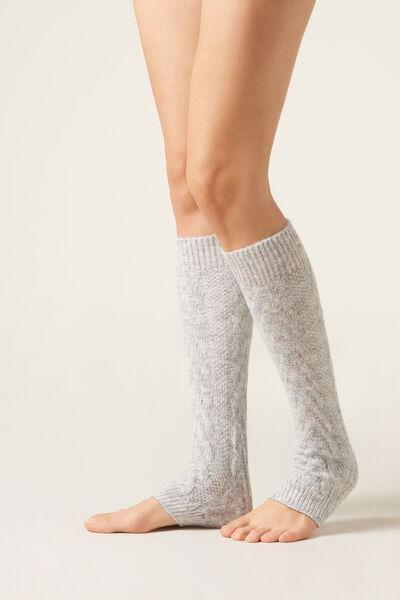 Grey Soft Leg Warmers, 5501_359D, large image number 1