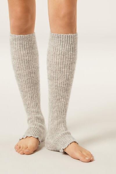 Grey Soft Leg Warmers, 5501_530D, large image number 1